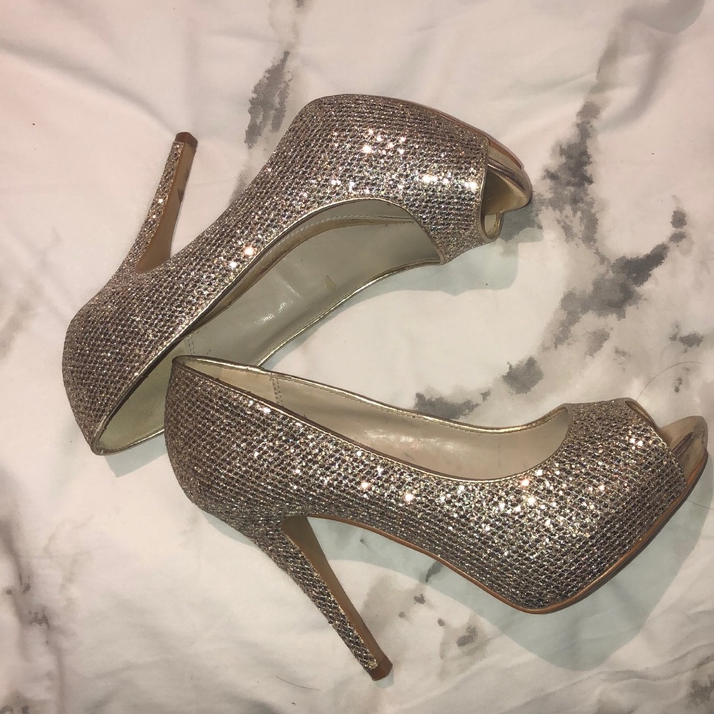 Sparkly heels